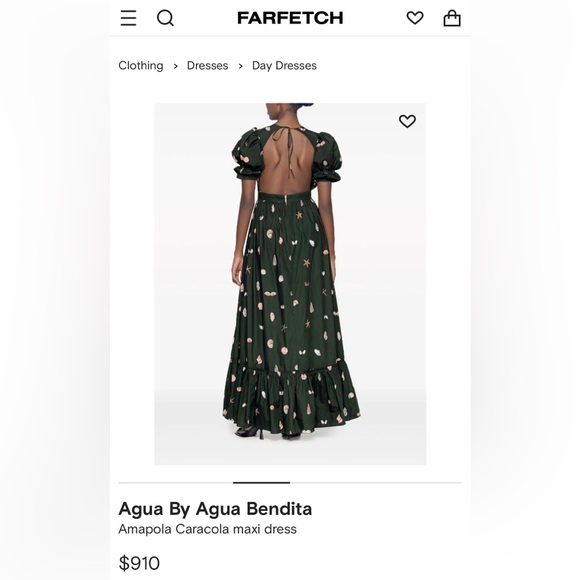 Agua by Agua Bendita: Amapola Cara cola maxi dress. - Picture 3 of 10